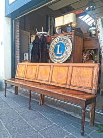 Jugendstil pub bench