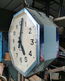 1940's double sided railway station clock