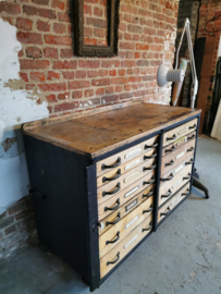 Industrial German army workbench