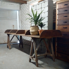 Antique wooden worktable