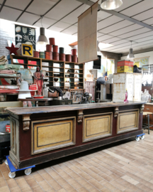 Antique shop counter
