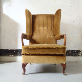 Vintage wingback chair