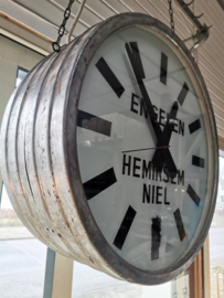 Industrial double sided clock