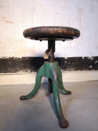 Antique industrial stool