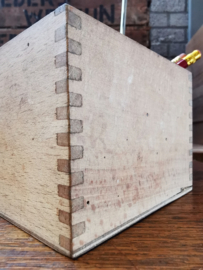 Old beech wood pen tray