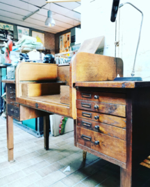 Antique & Unique cylinder desk