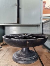 Cast iron cobbler's nail cup holder