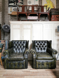 Chesterfield wingback chair