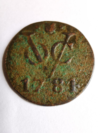VOC coin, Utrecht, 1784