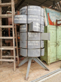 Vintage industrial steel cabinet