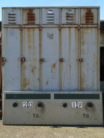 Vintage gym scoreboard