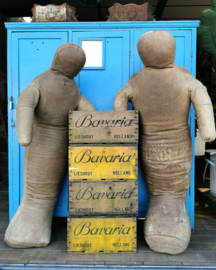 Vintage leather wrestling dummy