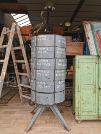 Vintage industrial steel cabinet