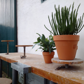 Old pottery table