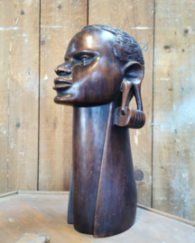 Wooden african Kikuya tribal sculpture