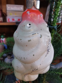 vintage glass ornament frog/toad