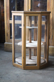 Old carrousel display cabinet