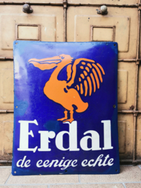 Enameled sign Erdal, 1920's