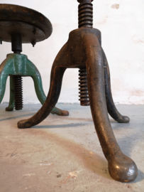 Antique industrial stool