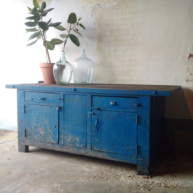 Old industrial workbench