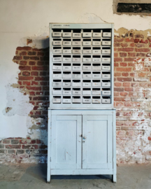 Old wooden drawer cabinet