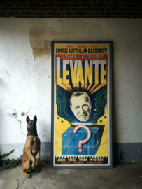 Huge old poster the great Levante