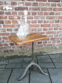 Antique industrial sidetable