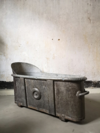 19th century zinc tub