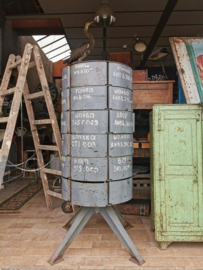 Vintage industrial steel cabinet
