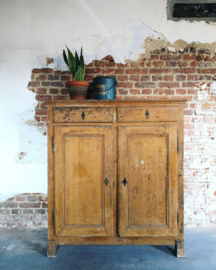 Antique rustic cabinet