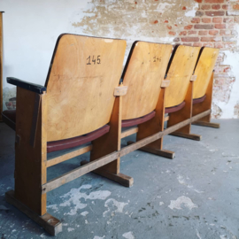 Vintage cinema seats