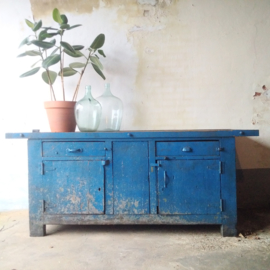 Old industrial workbench