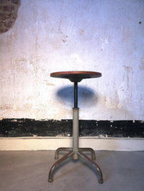 Industrial height adjustable stool