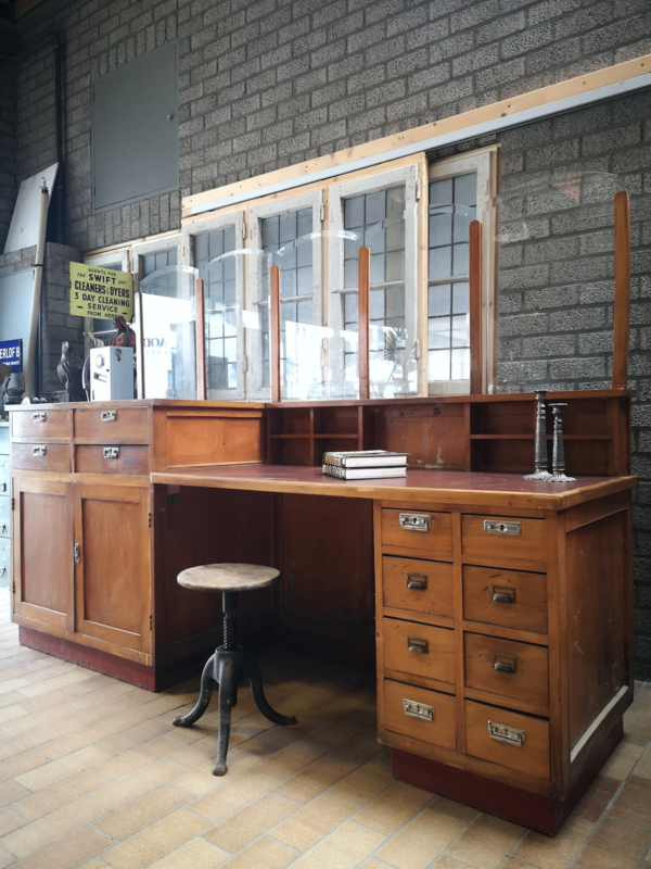 1930's shopcounter - desk combination