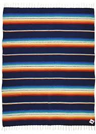 MEXICAN RIO BRAVO BLANKET DARK BLUE