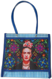 FRIDA KAHLO SHOPPER BAG BLUE