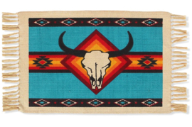 LONGHORN SKULL TABLE MAT