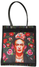 FRIDA KAHLO SHOPPER BAG BLACK