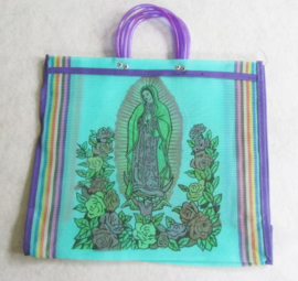 VIRGEN DE GUADELUPE SHOPPER TURQUOISE