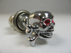 CAR LIGHTER SKULL WITH BONES