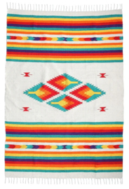 FIESTA BLANKET. WHITE