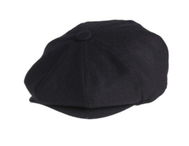 PEAKY BLINDERS NEWSBOY CAP. BLACK