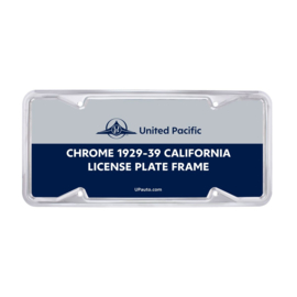 LICENSE PLATE FRAME 1929-1939 CALIFORNIA