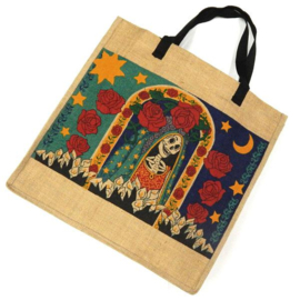 VIRGIN DE GUADELUPE JUTE SHOPPER