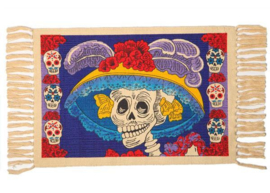 DAG VAN DE DODEN PLACEMAT/ TAFELMAT LA CATRINA