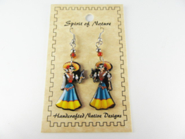 DIA DE LOS MUERTOS CATRINA EARRINGS