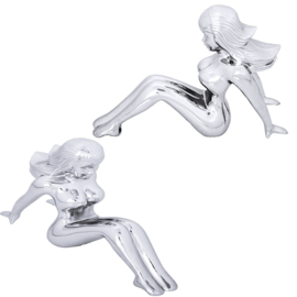 SITTING NUDE LADY HOOD ORNAMENT