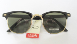 CLUBMASTER SUNGLASSES. BLACK