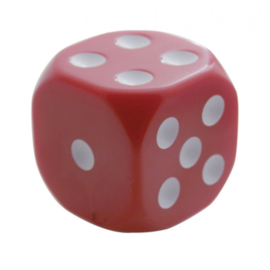 DICE SHIFT KNOB. RED