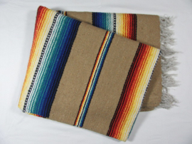 MEXICAN RIO BRAVO BLANKET TAN